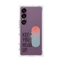 プレミアムスクエアケース［ オリジナル - ドットオーバーレイ - KEEP YOUR HEAD UP/A ］
