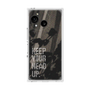 プレミアムスクエアケース［ オリジナル - ドットオーバーレイ - KEEP YOUR HEAD UP/B ］
