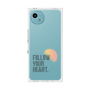 プレミアムスクエアケース［ オリジナル - ドットオーバーレイ - FOLLOW YOUR HEART/A ］