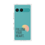 プレミアムスクエアケース［ オリジナル - ドットオーバーレイ - FOLLOW YOUR HEART/A ］
