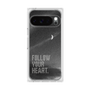 プレミアムスクエアケース［ オリジナル - ドットオーバーレイ - FOLLOW YOUR HEART/B ］