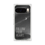 プレミアムスクエアケース［ オリジナル - ドットオーバーレイ - FOLLOW YOUR HEART/B ］