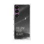 プレミアムスクエアケース［ オリジナル - ドットオーバーレイ - FOLLOW YOUR HEART/B ］