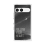 プレミアムスクエアケース［ オリジナル - ドットオーバーレイ - FOLLOW YOUR HEART/B ］