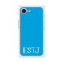 プレミアムスクエアケース［ オリジナル - ESTJ 幹部 - アルファベット - ブルー ］