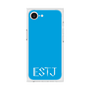 プレミアムスクエアケース［ オリジナル - ESTJ 幹部 - アルファベット - ブルー ］