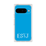 プレミアムスクエアケース［ オリジナル - ESTJ 幹部 - アルファベット - ブルー ］