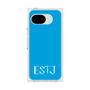 プレミアムスクエアケース［ オリジナル - ESTJ 幹部 - アルファベット - ブルー ］