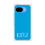 プレミアムスクエアケース［ オリジナル - ESTJ 幹部 - アルファベット - ブルー ］