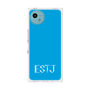 プレミアムスクエアケース［ オリジナル - ESTJ 幹部 - アルファベット - ブルー ］