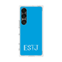 プレミアムスクエアケース［ オリジナル - ESTJ 幹部 - アルファベット - ブルー ］