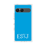 プレミアムスクエアケース［ オリジナル - ESTJ 幹部 - アルファベット - ブルー ］