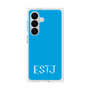 プレミアムスクエアケース［ オリジナル - ESTJ 幹部 - アルファベット - ブルー ］