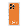 プレミアムスクエアケース［ オリジナル - ESTP 起業家 - アルファベット - オレンジ ］