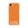 プレミアムスクエアケース［ オリジナル - ESTP 起業家 - アルファベット - オレンジ ］