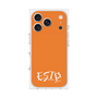 プレミアムスクエアケース［ オリジナル - ESTP 起業家 - アルファベット - オレンジ ］