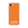 プレミアムスクエアケース［ オリジナル - ESTP 起業家 - アルファベット - オレンジ ］