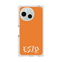 プレミアムスクエアケース［ オリジナル - ESTP 起業家 - アルファベット - オレンジ ］
