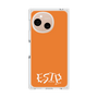 プレミアムスクエアケース［ オリジナル - ESTP 起業家 - アルファベット - オレンジ ］