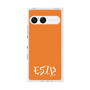 プレミアムスクエアケース［ オリジナル - ESTP 起業家 - アルファベット - オレンジ ］
