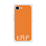 プレミアムスクエアケース［ オリジナル - ESFP エンターテイナー - アルファベット - オレンジ ］