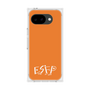 プレミアムスクエアケース［ オリジナル - ESFP エンターテイナー - アルファベット - オレンジ ］