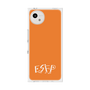 プレミアムスクエアケース［ オリジナル - ESFP エンターテイナー - アルファベット - オレンジ ］