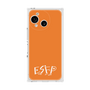 プレミアムスクエアケース［ オリジナル - ESFP エンターテイナー - アルファベット - オレンジ ］