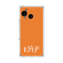 プレミアムスクエアケース［ オリジナル - ESFP エンターテイナー - アルファベット - オレンジ ］