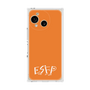プレミアムスクエアケース［ オリジナル - ESFP エンターテイナー - アルファベット - オレンジ ］