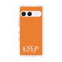 プレミアムスクエアケース［ オリジナル - ESFP エンターテイナー - アルファベット - オレンジ ］