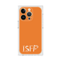 プレミアムスクエアケース［ オリジナル - ISFP 冒険家 - アルファベット - オレンジ ］
