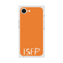 プレミアムスクエアケース［ オリジナル - ISFP 冒険家 - アルファベット - オレンジ ］