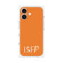 プレミアムスクエアケース［ オリジナル - ISFP 冒険家 - アルファベット - オレンジ ］