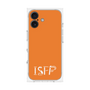 プレミアムスクエアケース［ オリジナル - ISFP 冒険家 - アルファベット - オレンジ ］