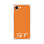 プレミアムスクエアケース［ オリジナル - ISFP 冒険家 - アルファベット - オレンジ ］