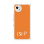 プレミアムスクエアケース［ オリジナル - ISFP 冒険家 - アルファベット - オレンジ ］