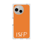 プレミアムスクエアケース［ オリジナル - ISFP 冒険家 - アルファベット - オレンジ ］