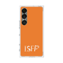 プレミアムスクエアケース［ オリジナル - ISFP 冒険家 - アルファベット - オレンジ ］