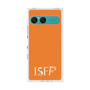 プレミアムスクエアケース［ オリジナル - ISFP 冒険家 - アルファベット - オレンジ ］