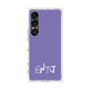 プレミアムスクエアケース［ オリジナル - ENTJ 指揮官 - アルファベット - パープル ］