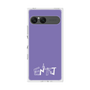 プレミアムスクエアケース［ オリジナル - ENTJ 指揮官 - アルファベット - パープル ］