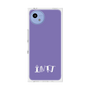 プレミアムスクエアケース［ オリジナル - INTJ 建築家 - アルファベット - パープル ］