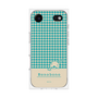 プレミアムスクエアケース［ ぼのぼの - ぼのぼのと千鳥格子 - ターコイズブルー ］