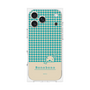 プレミアムスクエアケース［ ぼのぼの - ぼのぼのと千鳥格子 - ターコイズブルー ］