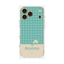 プレミアムスクエアケース［ ぼのぼの - ぼのぼのと千鳥格子 - ターコイズブルー ］