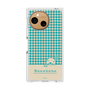 プレミアムスクエアケース［ ぼのぼの - ぼのぼのと千鳥格子 - ターコイズブルー ］