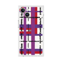 プレミアムスクエアケース［ LANVIN en Bleu - Plaid ］