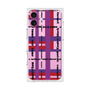 プレミアムスクエアケース［ LANVIN en Bleu - Plaid ］