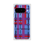 プレミアムスクエアケース［ LANVIN en Bleu - Plaid ］